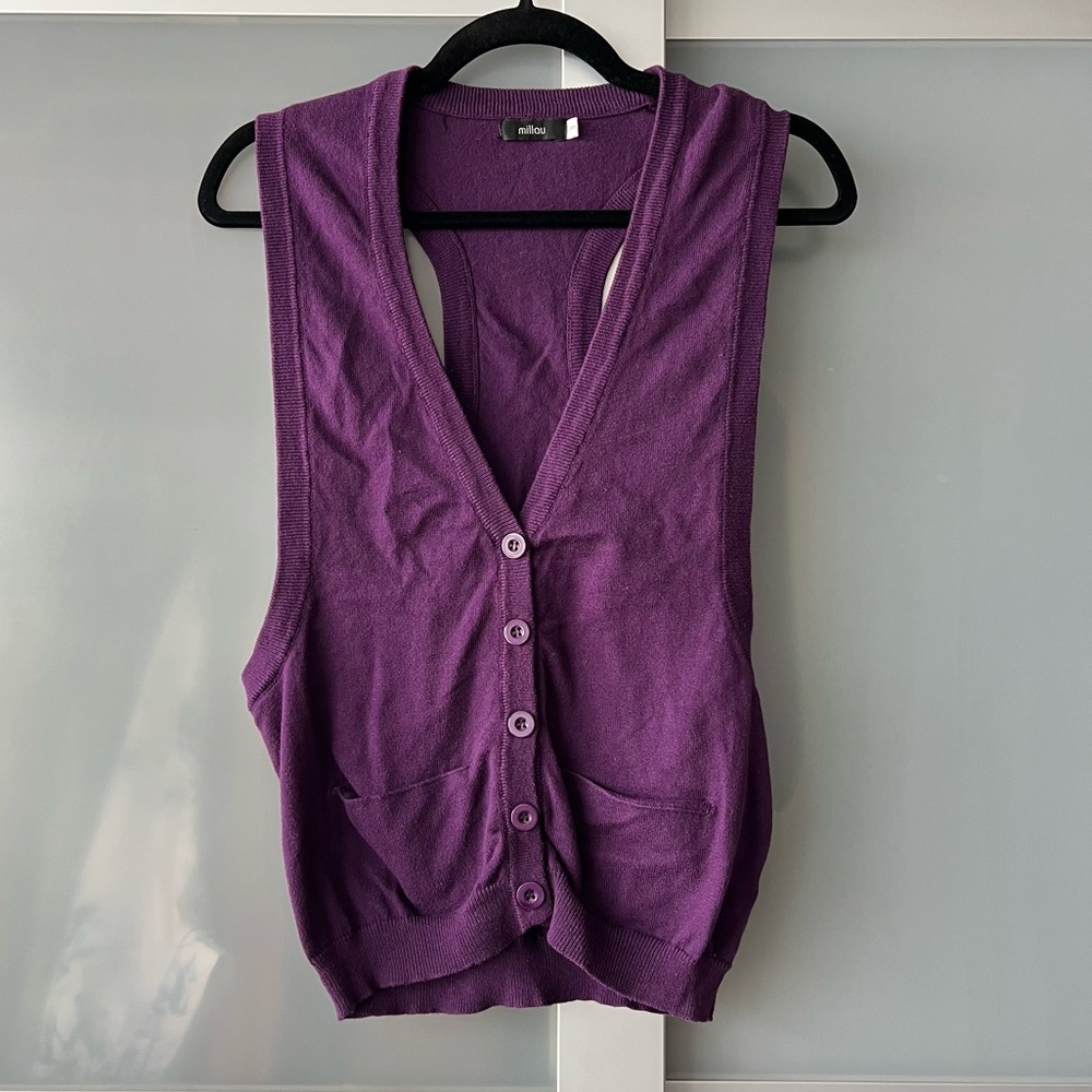 Millau - Purple Sweater Vest